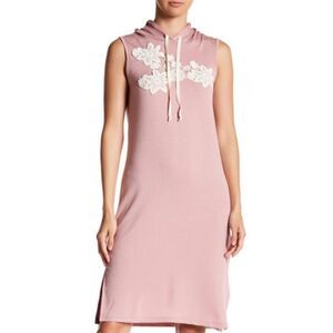 Hiatus Floral Lace Hoodie Dress